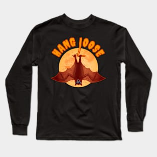 Hang Loose Halloween Bat Long Sleeve T-Shirt